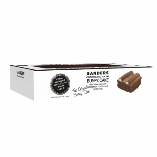 Sanders® Chocolate Bumpy® Party Cake Perspective: front