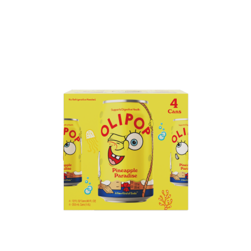 Olipop® Pineapple Paradise Perspective: front