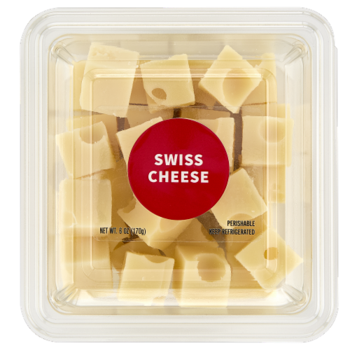 Upper Cut Cubed Swiss Cheese Perspective: front