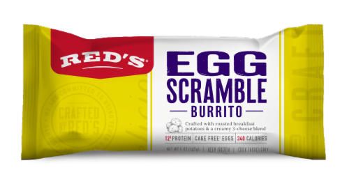Red's® Egg Scramble Breakfast Burrito Perspective: front