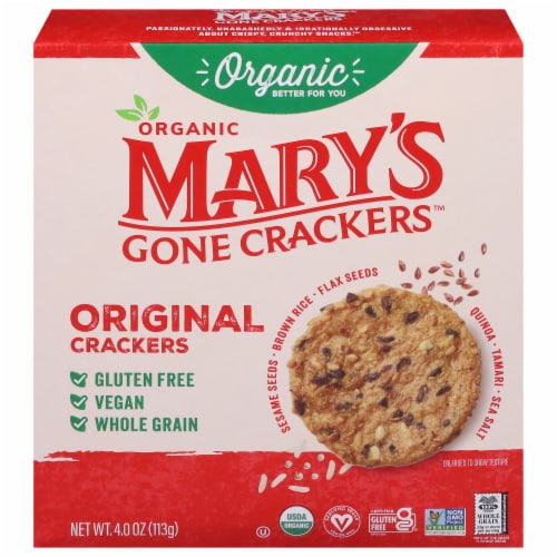 Organic Mary's Gone Crackers™ Original Crackers Perspective: front