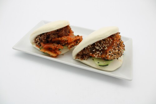 Beef Bulgogi Bao Buns Perspective: front