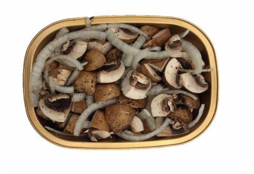 Fresh Made Mushroom Medley with Onions Perspective: front