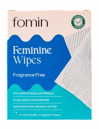 Fomin Feminine Wipes - Fragrance Free Perspective: front