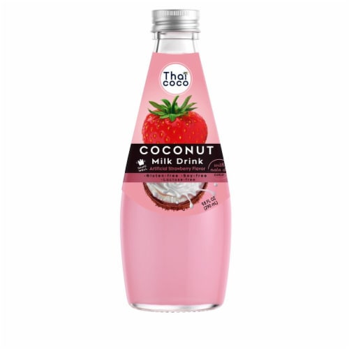 Thai coco coconut beverage Perspective: front
