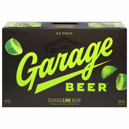 Garage Beer™ Classic Lime Beer Perspective: front