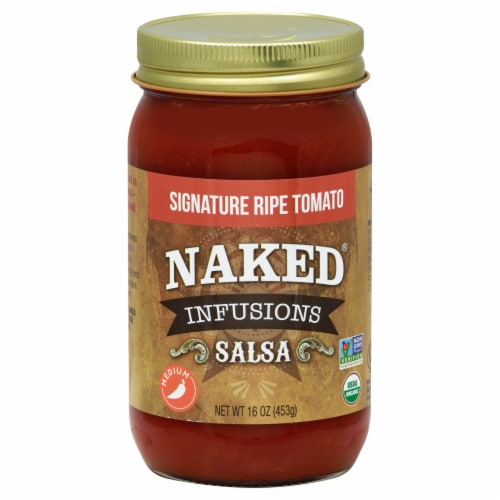 Naked® Infusions Ripe Tomato Medium Salsa Perspective: front