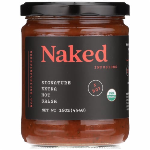 Naked Infusions Signature Extra Hot Salsa Perspective: front