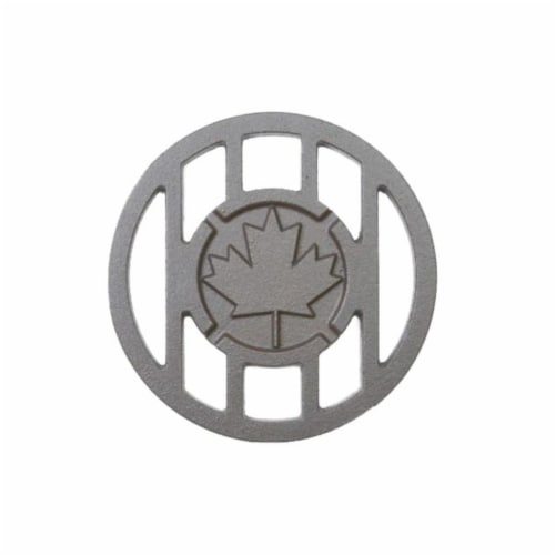 CC Sports Decor 9500298 Canada Inspired Maple Leaf Branding Iron Grill Accessory Perspective: front