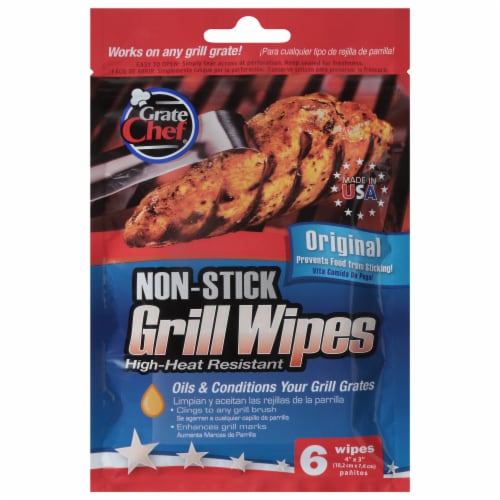 Grate Chef® Non-Stick Grill Wipes Perspective: front
