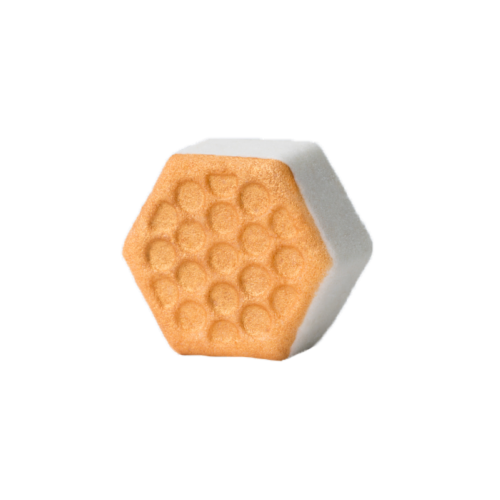 Pacha Soap Co. Sweet Honey Almond Classic Froth Bath Bomb Perspective: front