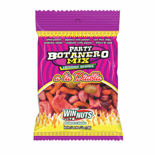 Winnuts Party Botanero a la Diabla Snack Mix Perspective: front