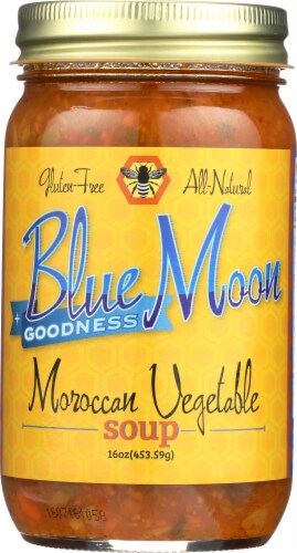 Blue Moon Goodness Moroccan Vegetable Soup Perspective: front