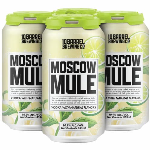 10 Barrel Brewing Moscow Mule Prepared Cocktails Perspective: front