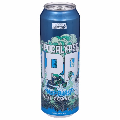 10 Barrel Hopburst Apocalypse IPA Perspective: front
