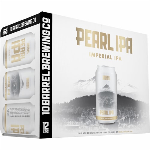 10 Barrel Brewing Pearl IPA Beer Perspective: front