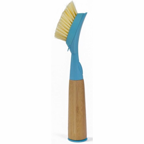 Full Circle Home - Suds Up Brush Dish - Blue - Case of 12 - Count Perspective: front