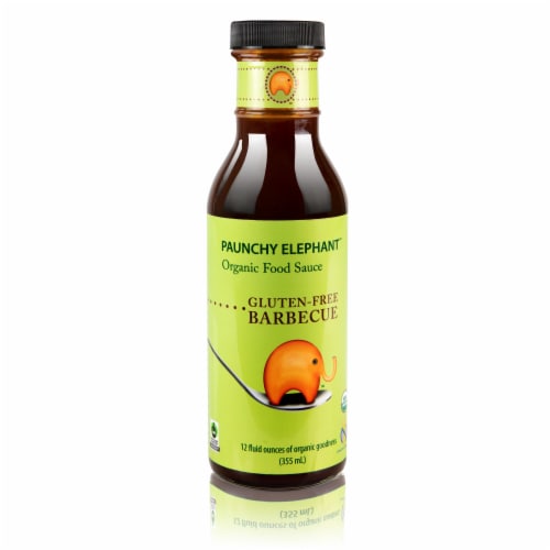 Paunchy Elephant Gluten Free BBQ Sauce Perspective: front