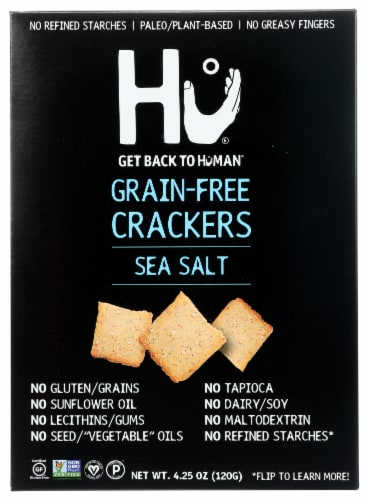 Get Back to Human® Grain-Free Sea Salt Crackers Perspective: front