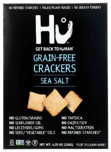 Get Back to Human® Grain-Free Sea Salt Crackers Perspective: front