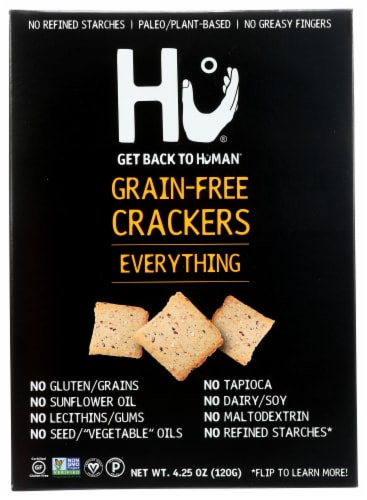 Get Back To Human® Grain-Free Everything Crackers Perspective: front