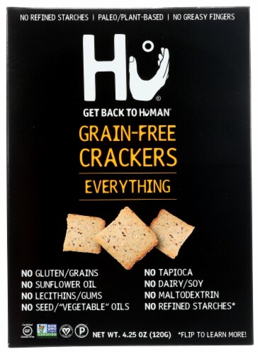 Get Back To Human® Grain-Free Everything Crackers Perspective: front