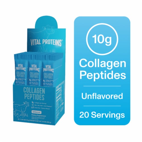 Vital Proteins Unflavored Collagen Peptides Packets Perspective: front