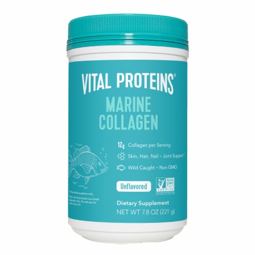 Vital Proteins Unflavored Marine Collagen Dietary Supplement Perspective: front