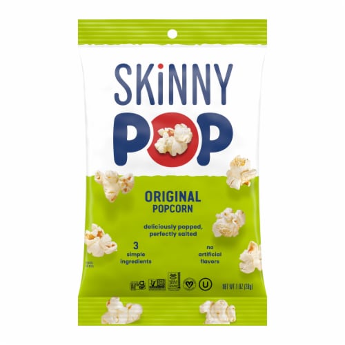 SkinnyPop Popcorn Original 1oz Perspective: front