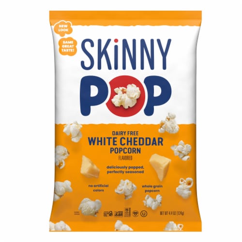 SkinnyPop White Cheddar Popcorn Perspective: front