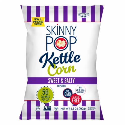 SkinnyPop Sweet & Salty Kettle Popcorn Perspective: front
