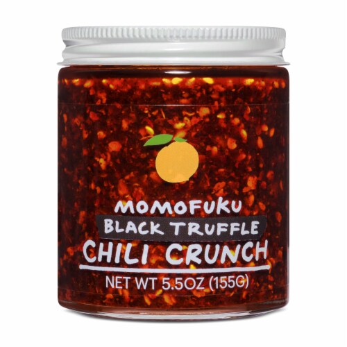 Momofuku Black Truffle Chili Crunch Perspective: front