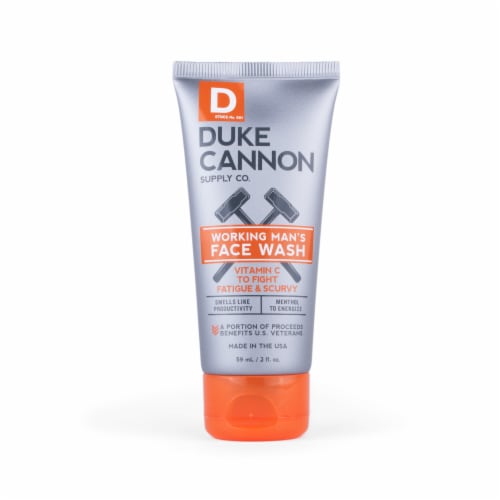 Duke Cannon Working Man's Face Wash Perspective: front