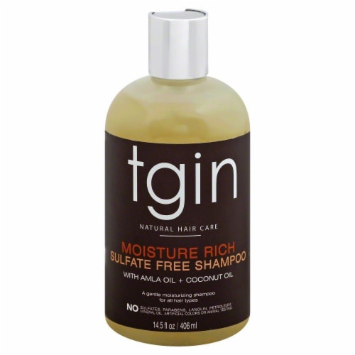 TGIN Moisture Rich Sulfate Free Shampoo Perspective: front
