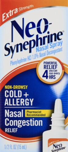 Neo-Synephrine Extra Strength Nasal Spray Perspective: front