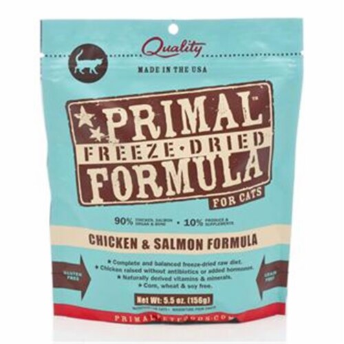 Primal Pet Foods 850334004355 Freeze Dried 5.5 oz Nugget Cat Chicken Salmon 1 Ralphs