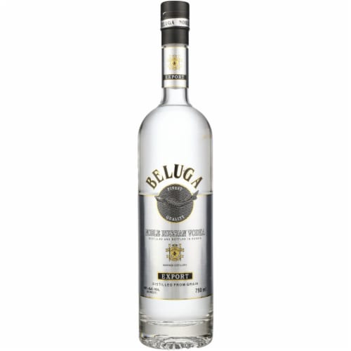 Beluga Noble Export Vodka Perspective: front