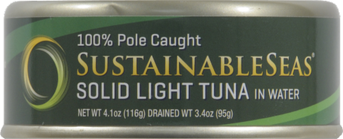Sustainable Seas Solid Light Tuna Perspective: front