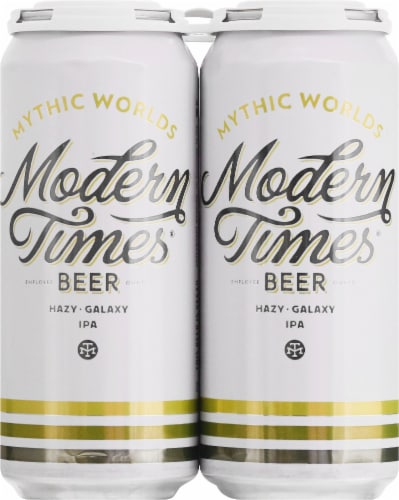 Modern Times Mythic Worlds IPA Beer Perspective: front