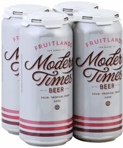 Modern Times Fruitlands Sour Gose Perspective: front