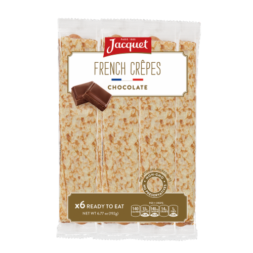 Jacquet French Chocolate Crepes Perspective: front