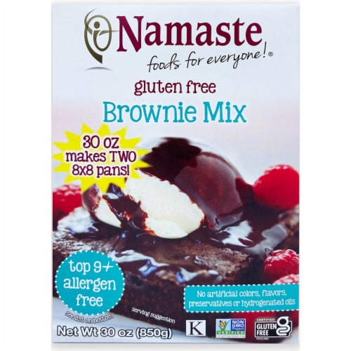 Namaste Foods Gluten Free Brownie Mix Perspective: front
