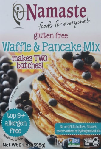 Namaste Gluten Free Waffle & Pancake Mix Perspective: front