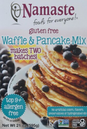 Namaste Gluten Free Waffle & Pancake Mix Perspective: front