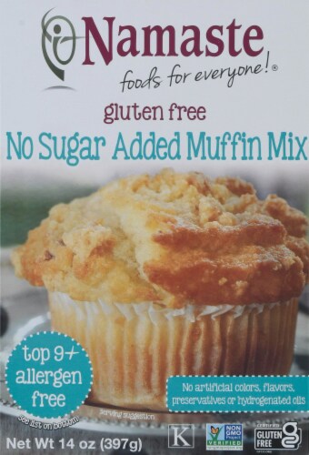 Namaste Gluten-Free Muffin Mix Perspective: front