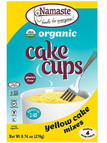 Namaste Foods Organic Cake Cup Mix Packs Gluten Free Yellow Cake 4 Packs King Soopers