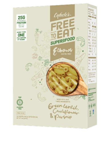 Cybele's Free to Eat Cybele's Superfood White Elbows Pasta Perspective: front