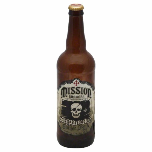 Mission Brewery Shipwrecked Double IPA Perspective: front