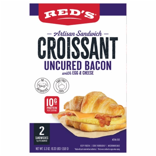 Red's® Bacon Egg & Cheese Croissant Perspective: front