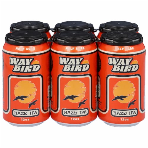 Half Acre WayBird Hazy IPA Craft Beer Perspective: front